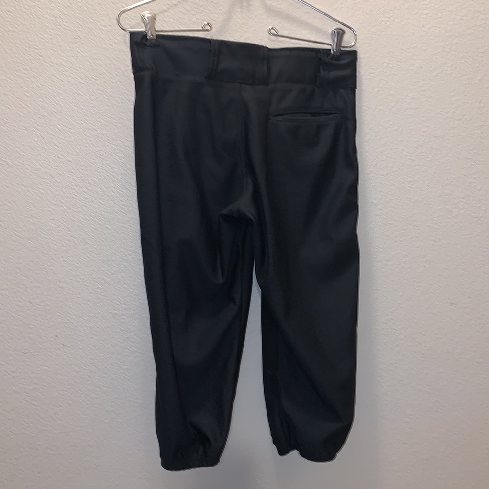 A4 woman’s black capri softball baseball pants - Picture 4 of 6